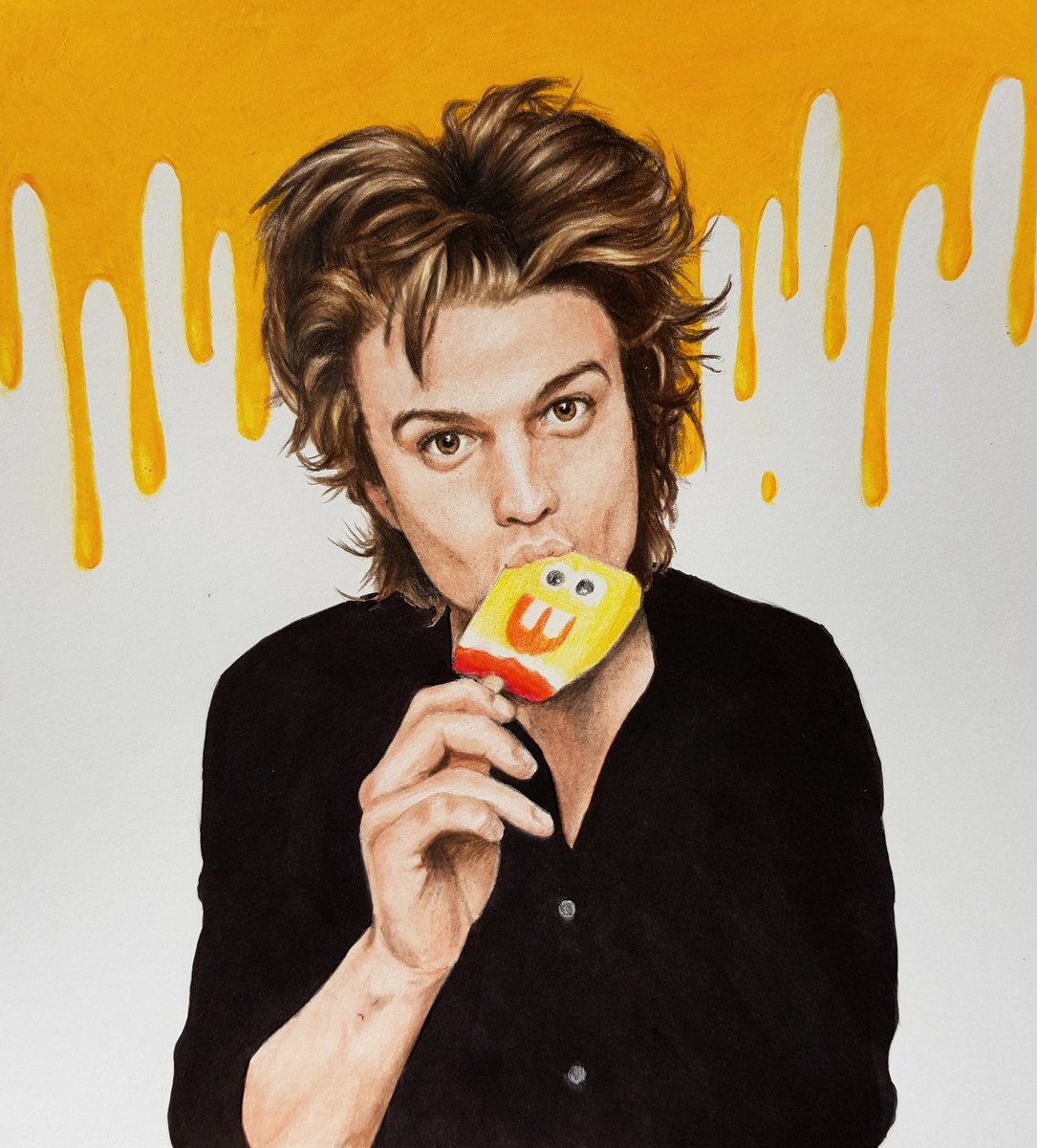 SRevengeKelE's tweet photo. JOE KEERY // @joe_keery 🍦🖍
#joekeery #steveharrington #strangerthings #strangerthings2 #momsteve #demodogs #fanart #strangerthingsfanart #joekeeryfanart #drawing https://t.co/98qmK3XCfL