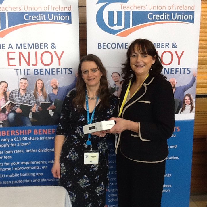 TUICreditUnion's tweet photo. #TUI18 Congratulations Joanne Donaghy Donegal   Winner of our Fitbit Draw https://t.co/aNMSOjNCaK