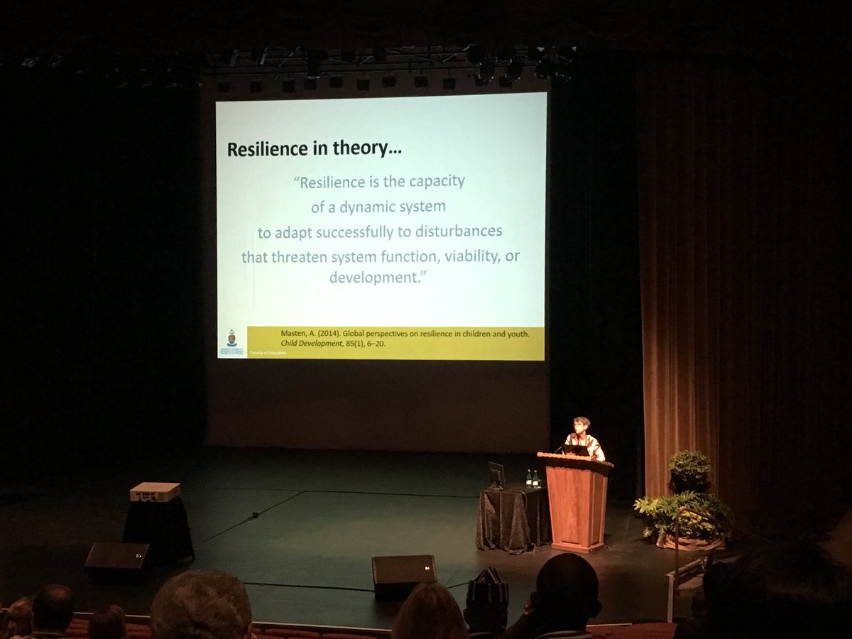 tas_hassim13's tweet photo. Resilience is a complex process - Linda Theron. Great presentation, enlightening. @TheronLinda #APPC2018 https://t.co/h1X2MzYgjS