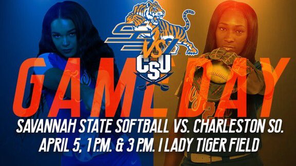 SB: The Lady Tigers host Charleston Southern Today for a doubleheader starting at 1 p.m. at Lady Tiger Softball Field to start an eight-game homestand. #HailSSU #MEACSB