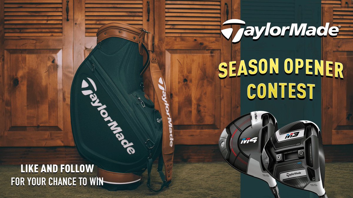 TaylorMadeCA's tweet image. LIKE and FOLLOW for a chance to win our Season Opener Major Edition staff bag, Mike Weir signed gear + M3 or M4 metalwoods. #TwistFace #M3driver #M4driver #theMasters

Rules: tmag.co/CDNMastersCont…
(Ends 04.08.18)