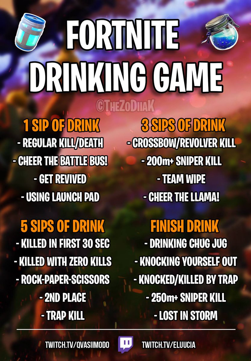 Twitter Fortnite Drinking Game Funny Fortnite Videos Funny Fortnite Videos