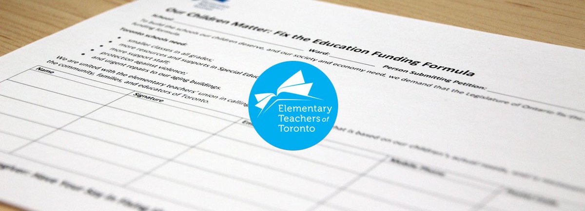 ElemTeachersTO's tweet image. ETT Members! April 6 is the deadline to collect 5 parent signatures &amp;amp; return the completed #FixtheFormula petition to your school Steward. See your Steward for a copy of the petition or download here: ow.ly/ko5230jkwfb