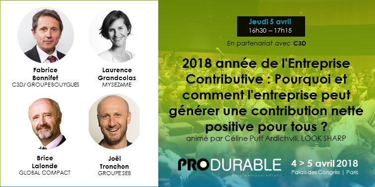 CelinePuffArdi's tweet image. Les impacts de l'entreprise dans la société: et s'ils étaient positifs? Si le "pourquoi" semble évident quid du "pour qui" &amp;amp; "comment"? 16h30  @PRODURABLE amphi havane @bricelalonde @FBonnifet @GroupeBouygues Laurence Grandcolas @MySezame Joël Tronchon @GroupeSEB #PRODURABLE2018