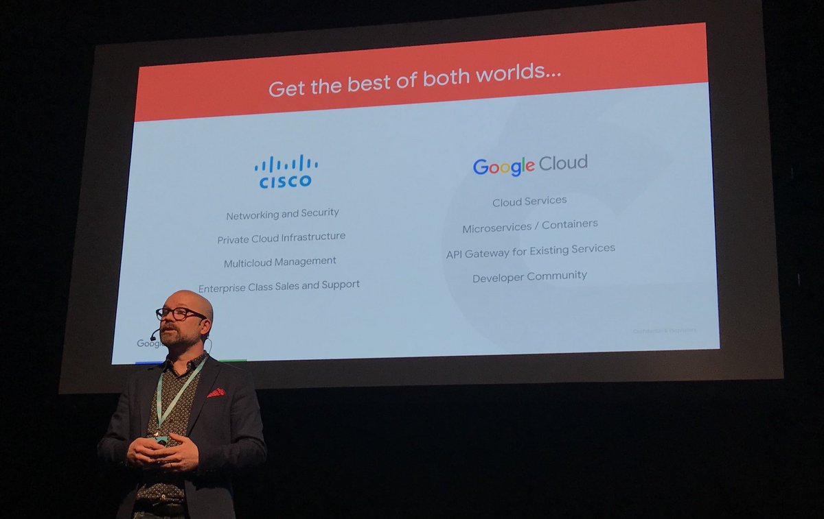 markus_hongisto's tweet image. Työkuormien saumaton siirtely Google Cloudin ja on-premin välillä herätti suurta kiinnostusta. Googlen ja Ciscon yhteistyö kantaa hedelmää jo tänä kesänä👍#CiscoConnectFi @AriLampela