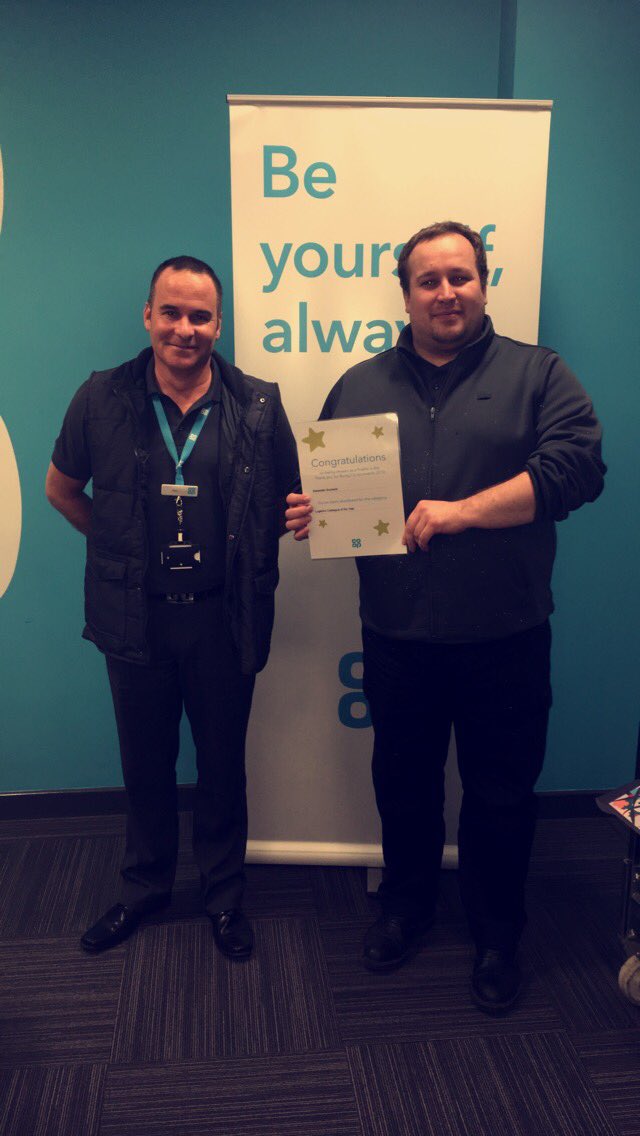 A huge well done to our Health & Safety Manager Tony Fulton and Warehouse Planning Manager Seb Sochacki on reaching the finals of the Thank You for Being Coop Awards! #succeedtogether #teamnewhouse #dowhatmattersmost