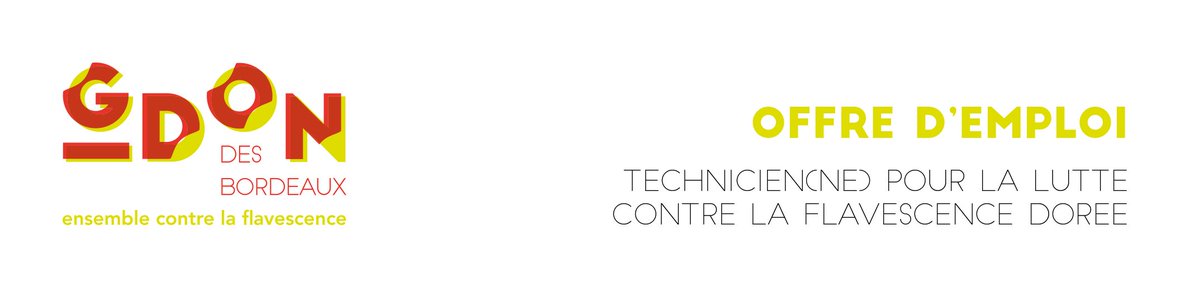 PlaneteBordeaux's tweet photo. Le #GDON des Bordeaux recrute un(e) technicien(ne) à compter du 18 avril !
Participez à la lutte contre les organismes nuisibles du vignoble, postulez !
Plus d'infos https://t.co/W93O2imMN9
@VinsdeBordeaux #planetebordeaux #cdd #wewantyou https://t.co/ufvipt7q5r