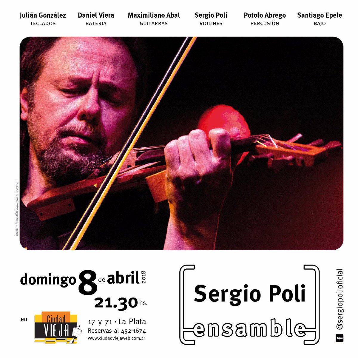 221radio's tweet photo. #ElCafecito | #221Sortea | SORTEAMOS:
🎟🎟Dos entradas para Sergio Poli Esamble, el Domingo 8 de abril en Ciudad Vieja (17 y 71)
➡Seguinos, dale RT y arrobá con quién querés ir! https://t.co/76ffxe5VgU
