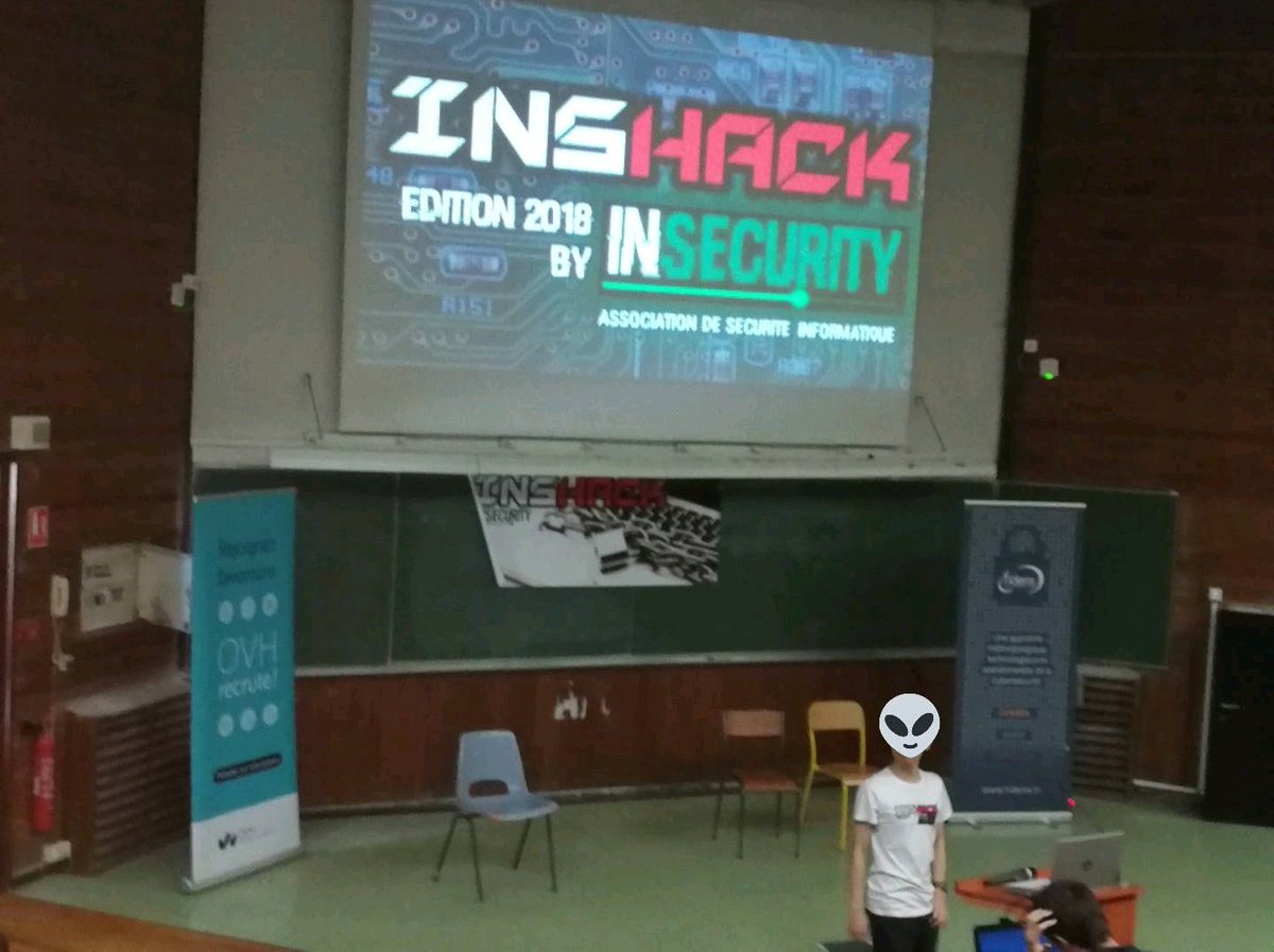 InsecurityAsso's tweet photo. Let's go! #Inshack #inshack2018 https://t.co/4ftXvvmjWB