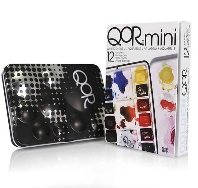 SamFlaxOrlando's tweet photo. Introducing QoR mini! 12 half pans of vibrant QoR color for painting on the go. Check out the link in our bio for more info! https://t.co/WVYLnh1xpb