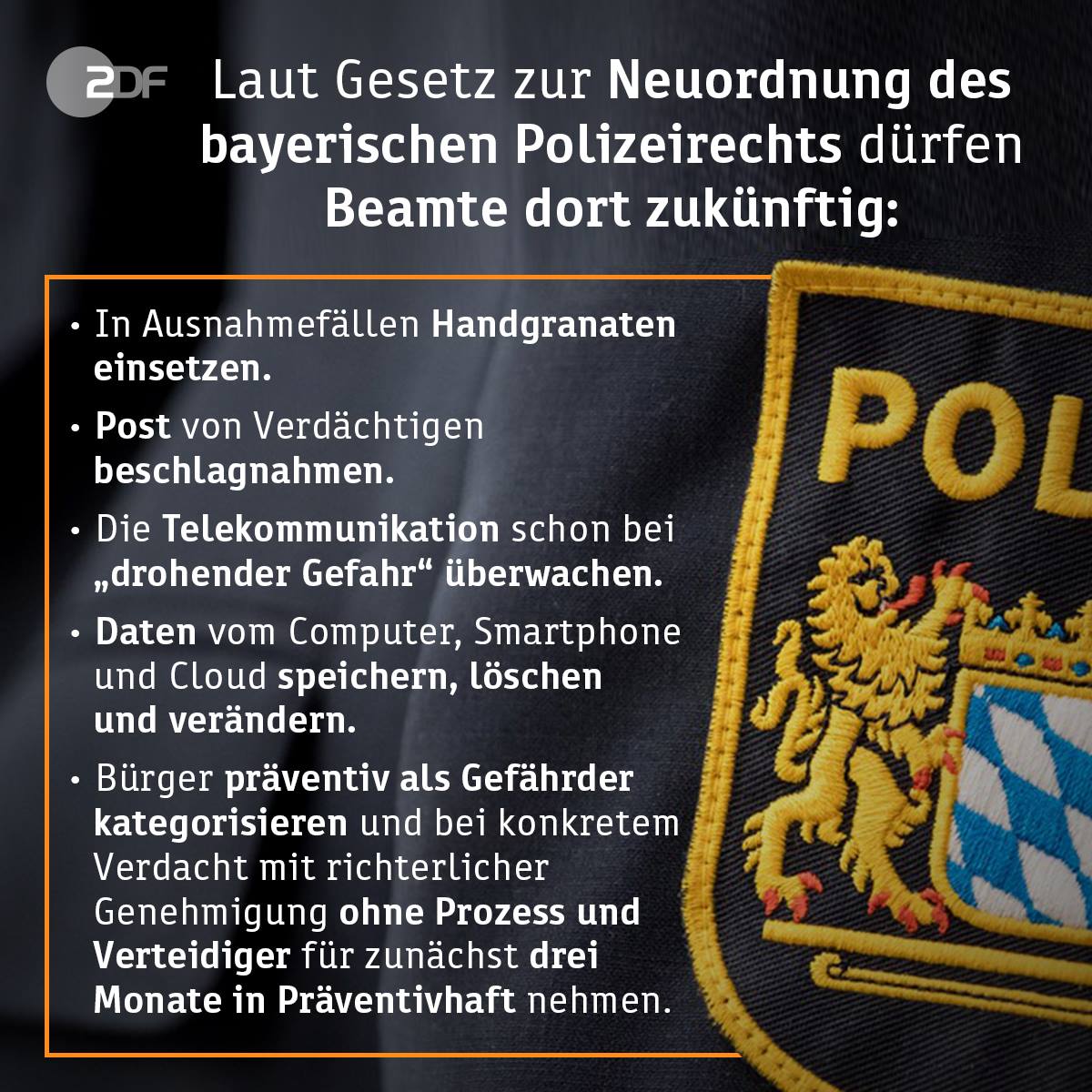 IBDeutschland's tweet photo. Einer "bunten Gesellschaft" ohne Außengrenzen bleibt im Inneren letztlich nur der Weg in den Polizei-, Kontroll- und #Überwachungsstaat, um das zerbröselnde Gebilde zusammenzuhalten.

Schluss damit! #Demokratie u. #Rechtsstaat wiederherstellen!

Quelle: https://t.co/3WOaPR348W https://t.co/HQoyIKJOMc