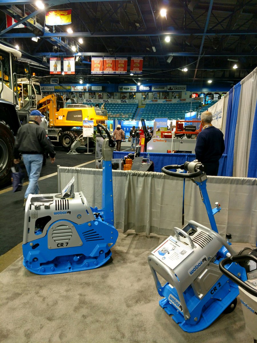 webermtinc's tweet photo. Atlantic Heavy Equipment Show is now open. Come in and find out at booth 429. @atlheavyequip @SalonEGT #weknowcompaction https://t.co/MyI4KN8rUe