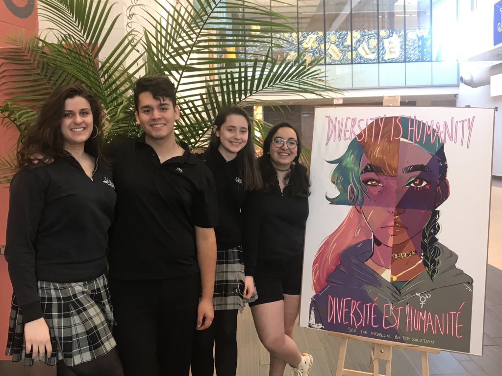 I couldn’t be prouder of this amazing group of students! Way to be a positive voice in our fight to end bullying ! <a href="/ElisarHaydar/">Elisar Haydar</a> <a href="/STAOakville/">STA Oakville</a> <a href="/HCDSB/">Halton Catholic DSB</a> <a href="/alejan_ho/">Alejandra Hooke</a>