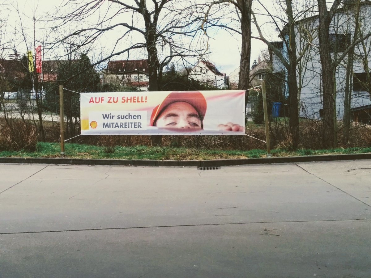 Echte Fachkräfte gesucht ;-) #shell #pößneck