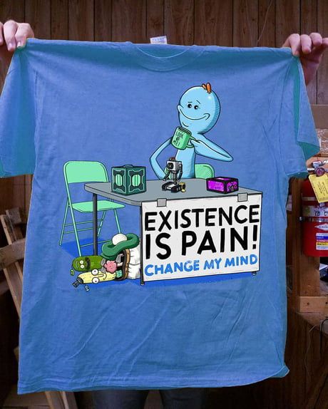 stremio's tweet photo. This T-shirt is awesome! 😃
#MrMeeseek #MeeseeksandDestroy #RickandMorty https://t.co/0ZWBmb4xLX