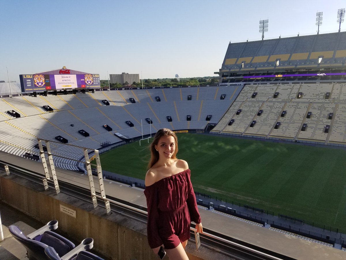 NewlinGreg's tweet photo. @lexingtxn #LSU Alexis is a tiger! https://t.co/Zgy7kvfU47