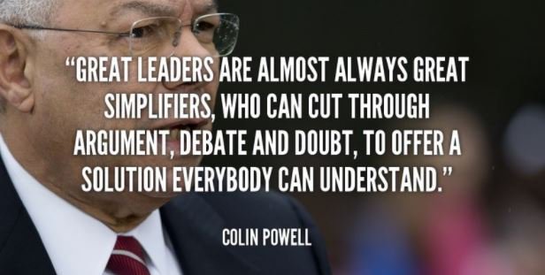  Happy \"Be a Simplifier\" Thursday! Happy Birthday Colin Powell! 