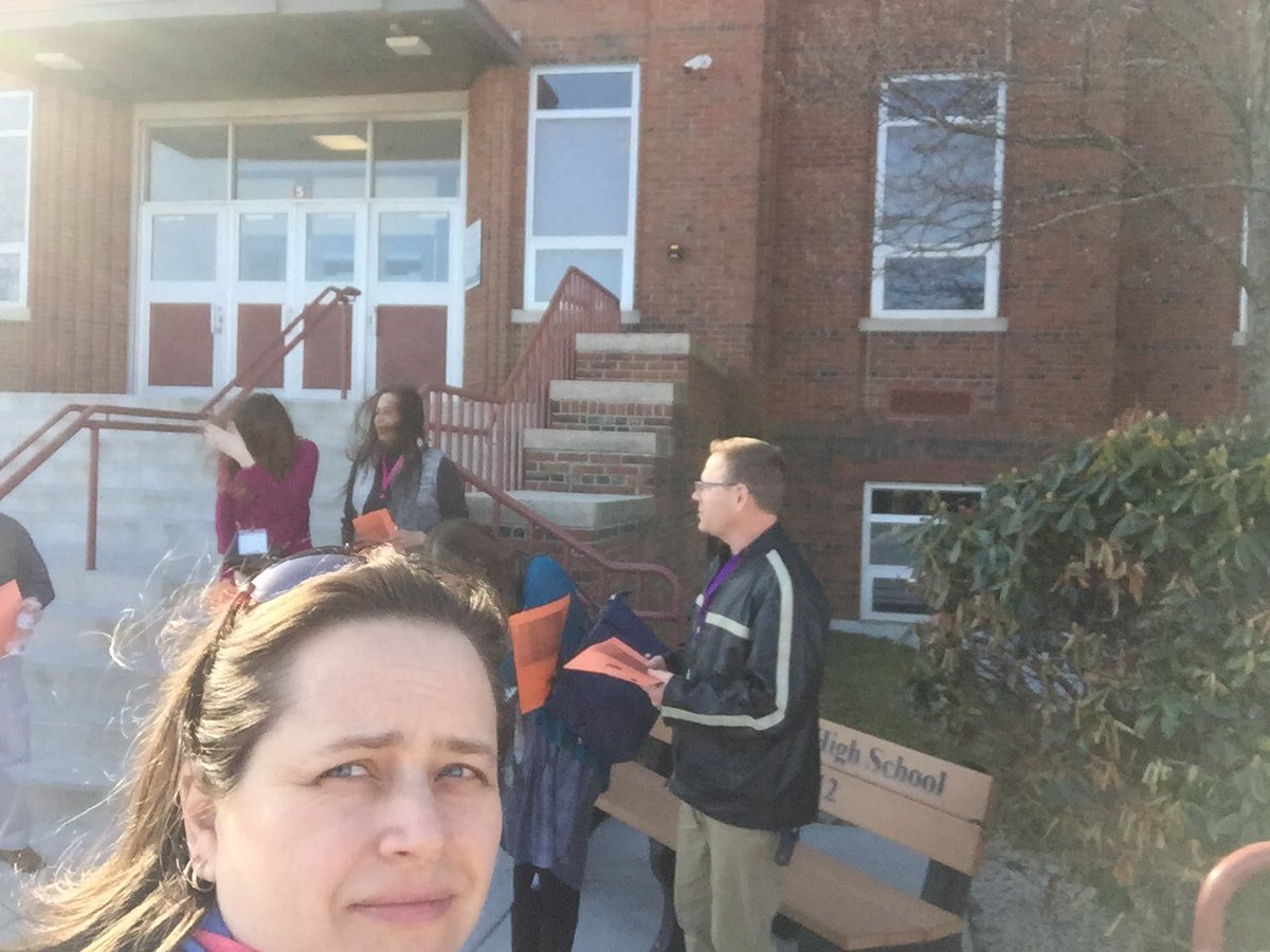 North Providence High School site visit. @HighlanderInst  #BPLC18