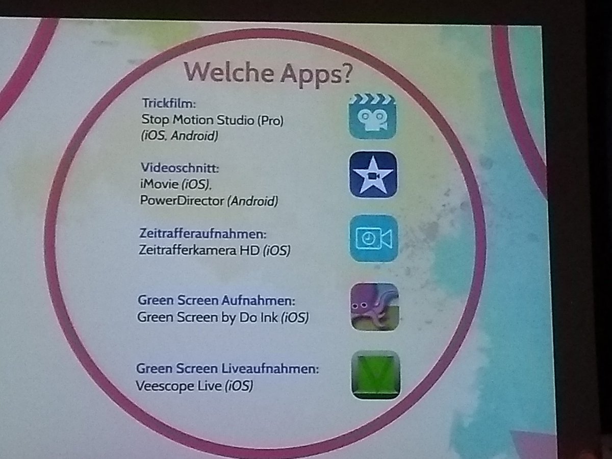 klaudiafuchsph's tweet photo. #phtik einige Apps zum Filmen https://t.co/CH3P6EWTO1
