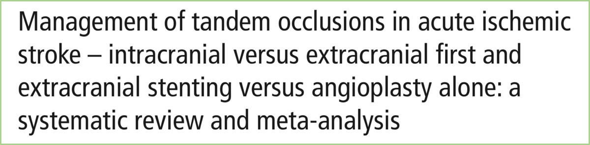 eNeuroVasc's tweet photo. Les occlusions en tandem, un challenge thérapeutique pour la thrombectomie !

#eneurovasc #AVC #thrombectomie

https://t.co/VQDEf0fcMT https://t.co/SI9rg1B0r2