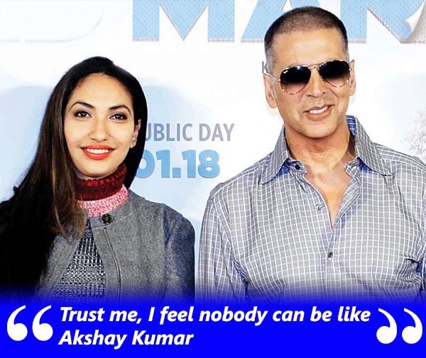 PIC : I feel that there is only one #AkshayKumar and nobody can be like him. I have produced 3 films (Rustom, Toilet, Pad Man) with him and it has been a wonderful experience on all the occasions (pauses) says #producer #prernaarora