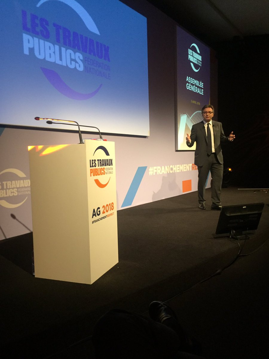 FNTP_info's tweet photo. 🚨L'#AGFNTP continue, avec un discours de @cavagneb sur sa vision de la #LOM ! https://t.co/Ay35bMejyg