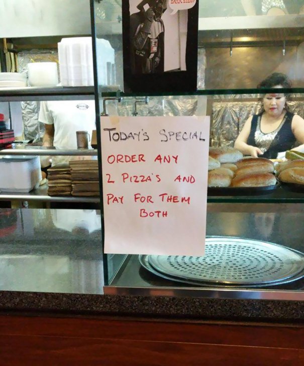 PunchlineGlos's tweet photo. Sometimes it pays to have a #senseofhumour. These #shops have moved away  from the doom and gloom to add a little #laughter to their #customers day.
#funny #funatwork #retailhumour 
Read more: https://t.co/RaNfQVg6ap https://t.co/Vq6Zpy2yLF
