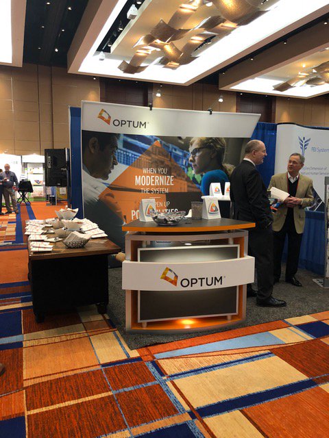 Optum's tweet photo. Get the scoop on Optum - and a healthy snack. Visit the Optum booth at the HIT Connect Summit today!
#STATEHIT #HITConnect #HealthITConnect https://t.co/7J3Q2VEaGE