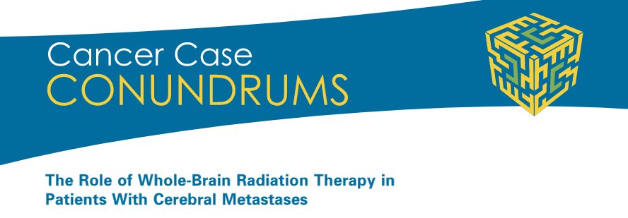JournalCancer's tweet photo. Our latest #CancerCaseConundrums dives into the role of whole‐brain #RadiationTherapy in patients with cerebral metastases. Read more: https://t.co/2CpWTElt9r https://t.co/Pi3kEn6wVl