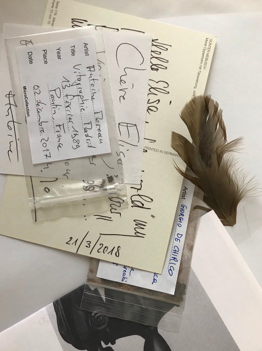 microcollection's tweet photo. EASTER EGG SURPRISE: 3 wonderful art fragments. I am very proud to announce 3 new artists in Microcollection: Giorgio De Chirico, Mario R. Mainetti and Antoine Moreau @antoinemoreau 
Many thanks for the donations
#art #Collections #contemporaryartist #artists #Easter #feathers https://t.co/R0UF8j85wF