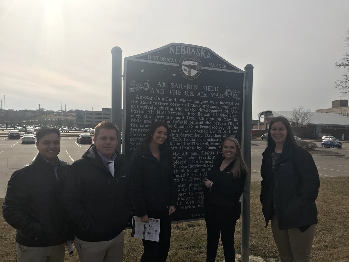 The sign that says what Aksarben was in the past #AEIForum2018 Aksarben is Nebraska spelled backwards. It stems from the knights is Aksarben, a charity organization. They wanted to turn Nebraska around, hence their name.