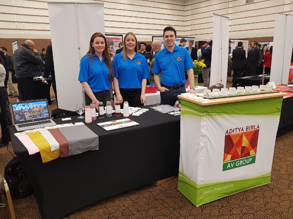 jane_mcdonnell's tweet photo. @AVGroupNB is all set up for the @UNB Engineering Symposium. Check us out at the @FredConvCentre today! https://t.co/vZyEy6bMvx