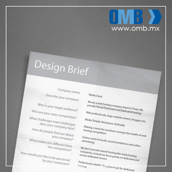 ombdigital's tweet photo. EL BRIEF 📝

Los elementos de un brief son:
1.Objetivo General.
2.Antecedentes de la marca, empresa y/o producto.
3.Situación actual de competencia, y tendencias del consumidor.
4.Estrategia.
5.Requisitos.
6.Presupuesto.
7.Entregables.
8.Fechas y tiempos. https://t.co/uU7X7OaMMk