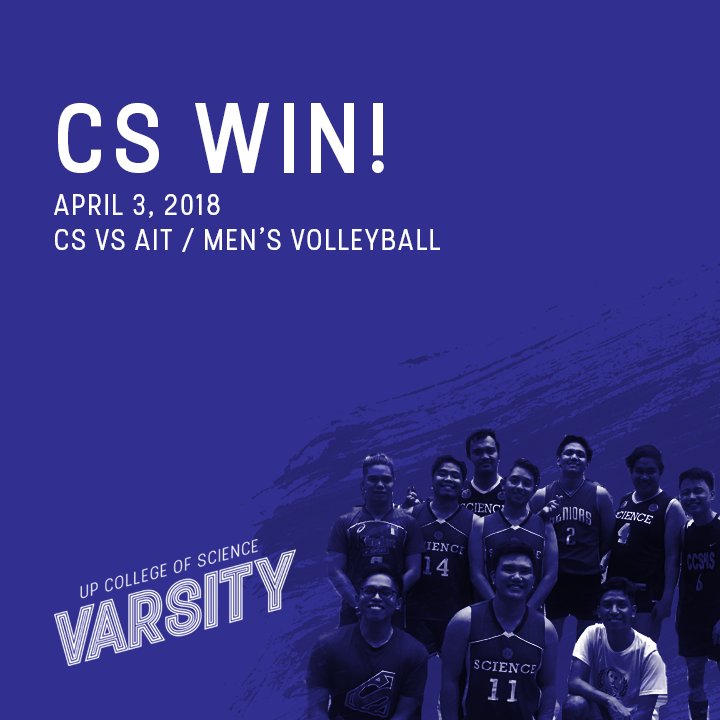 upcssc's tweet photo. Congratulations to our teams for their wins in this week's round of #DilGames!
Stay tuned for schedule updates, and support our CS Varsity teams!
#CStheBest
#GalawCS https://t.co/eY1aIf1mSX