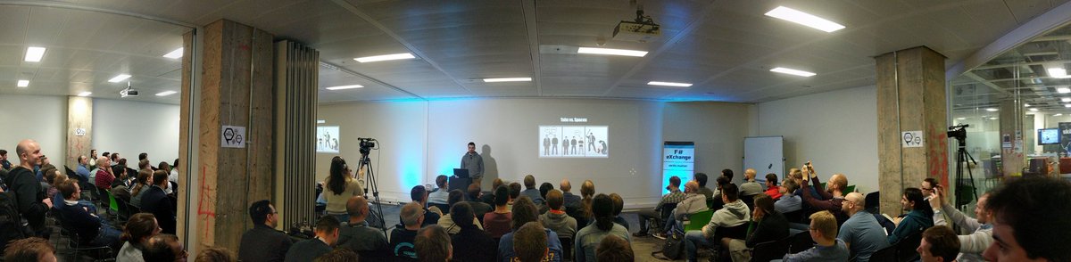 timbabyuk's tweet image. Here we go: @sforkmann about #FSharp compiler internals. Quite crowded today on #fsharpX, which is a very positive sign for the community!