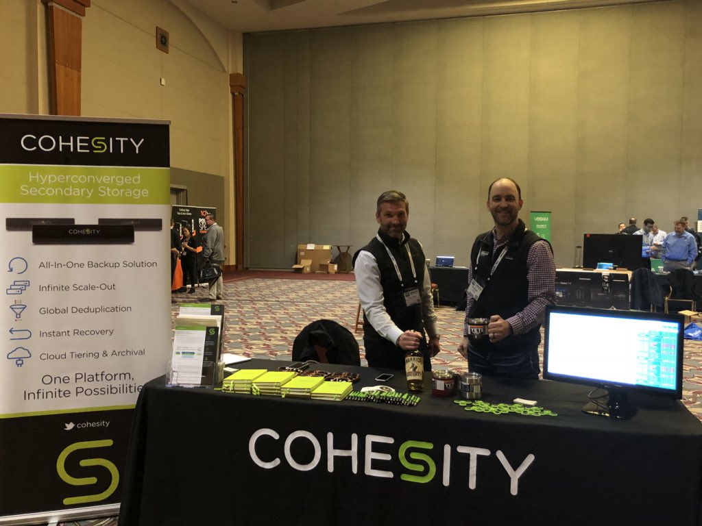 billrbrown's tweet photo. Great day to come chat with #teamwisco at the #wivmug to discuss @Cohesity #nextgenbackup #CohesityEvents https://t.co/yjVgoeYOZI