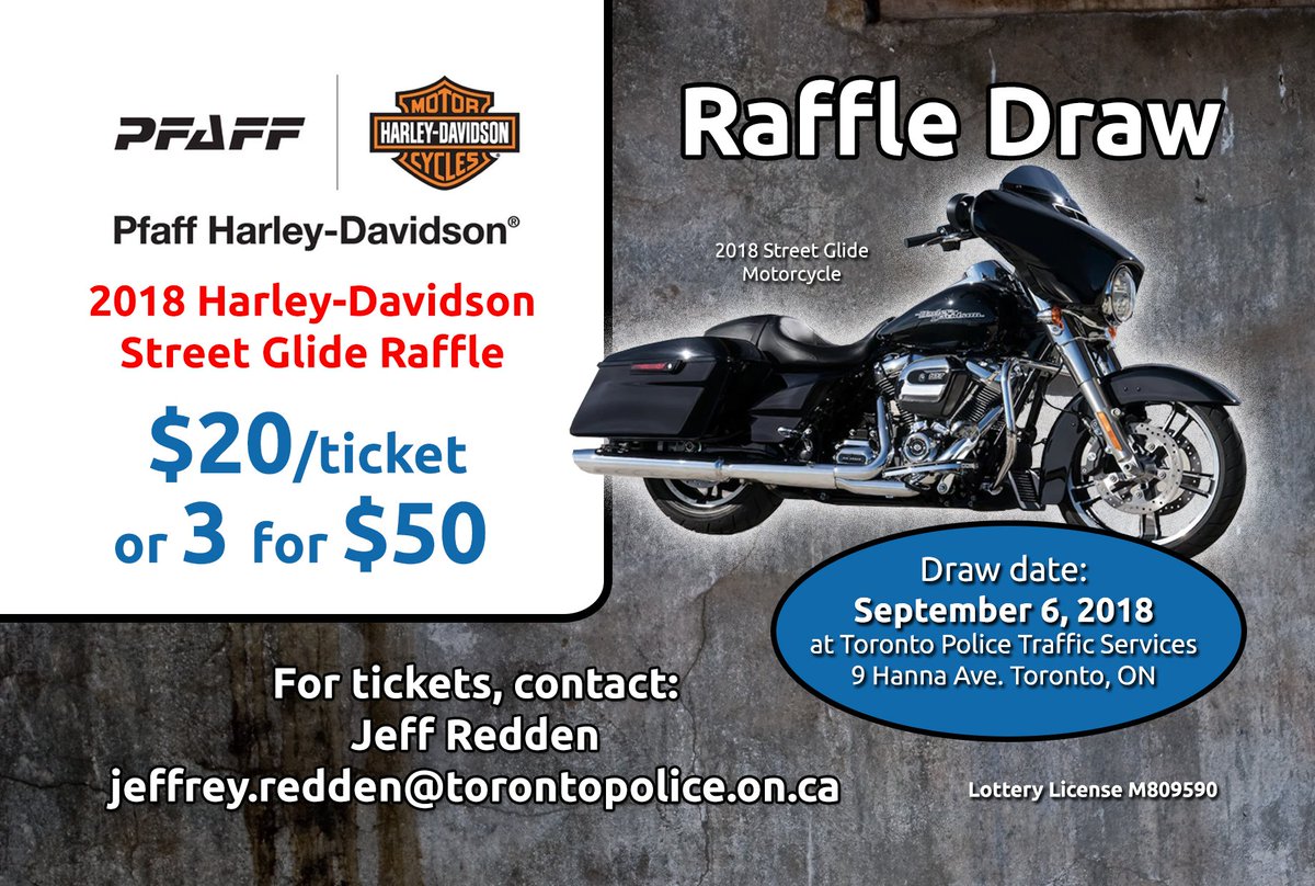 torchrunontario's tweet photo. Want to win this sweet Harley?  64% of tickets are already sold!  Don't wait to get your tickets!  Visit us at the Spring Motorcycle Show this weekend for your chance to win.  #TorchRide #LookBadDoGood https://t.co/01z7GX1iVA