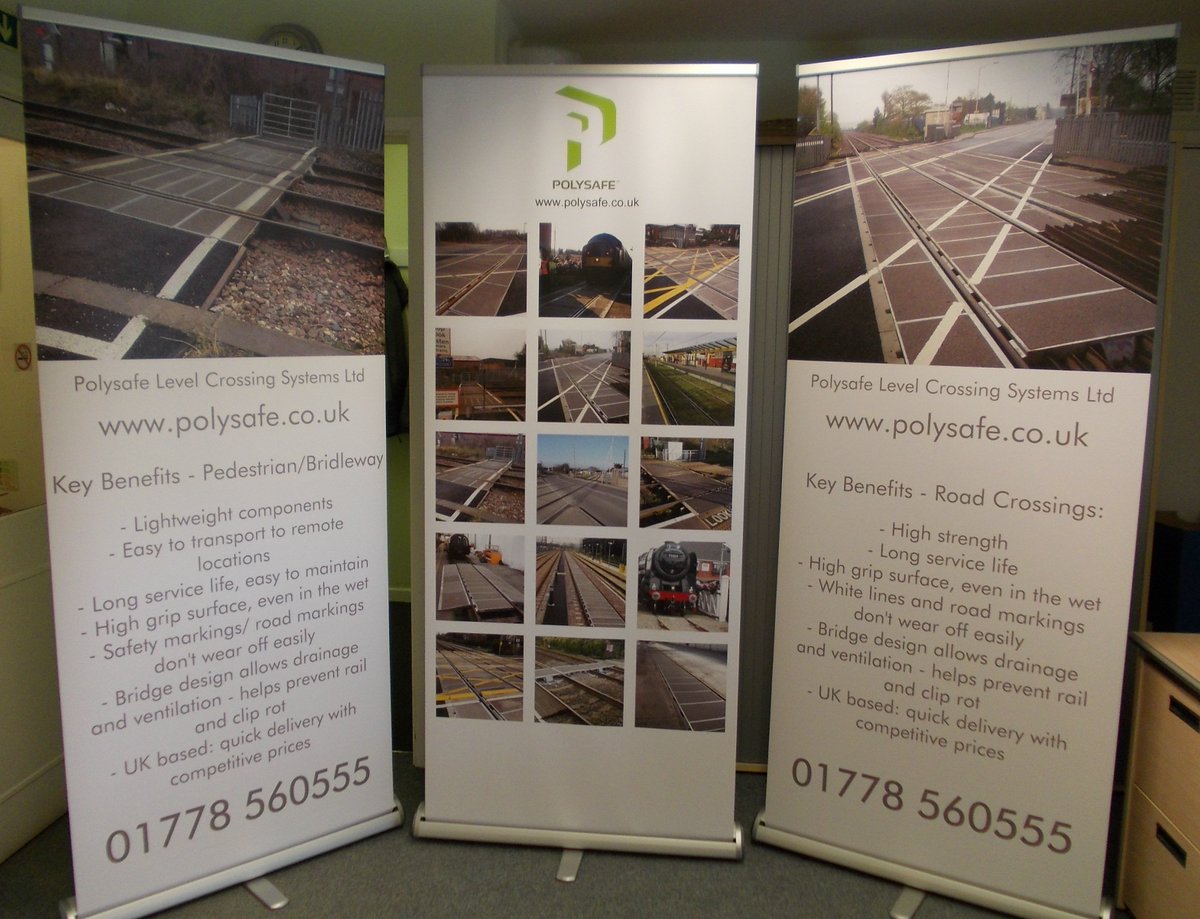 Ready for upcoming exhibitions and events with our new banners for 2018!