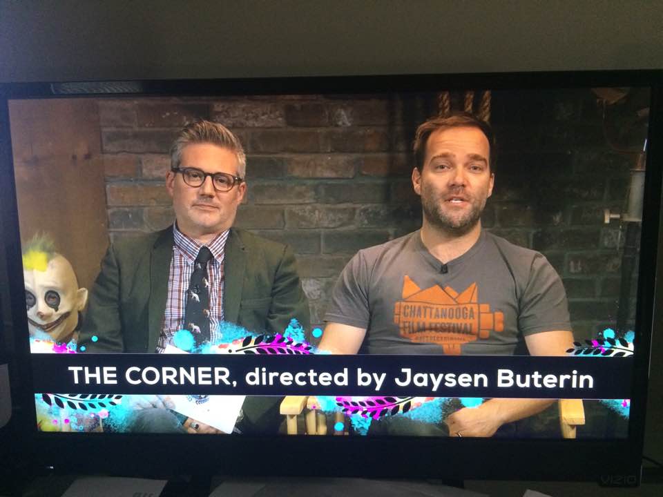 MadOnesFilms's tweet photo. Throwing back a floppy footed fistful of Thursdays all the way to last year when our little tale of terror, The Corner - short film, made its premiere on Short Ends, the bloody brilliant anthological bit of awesome from @andregower and @ryanlambert111!!! #TheCorner #ShortEnds https://t.co/vmy5xetc6C