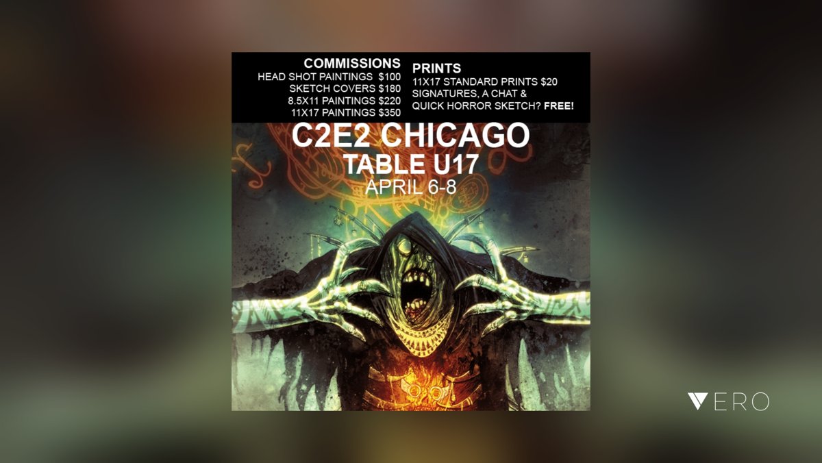 No sleep, just packing. <a href="/C2E2/">C2E2</a> is upon us. Gods help us all! I'll be at table U17 #c2e22018 #comiccon #comics <a href="/VeroTrueSocial/">VERO MUSIC</a>
