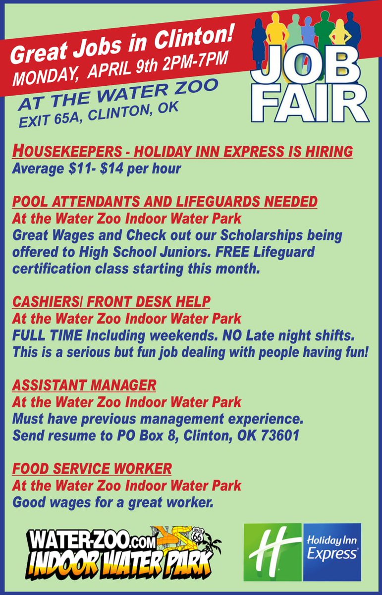Water_Zoo's tweet photo. We're hiring! Water-Zoo Job Fair! Slide into summer with a fun job! https://t.co/m6jGWhNM3D