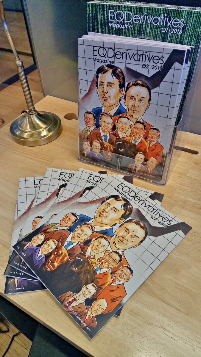 EQDerivatives's tweet photo. Ooooo, love getting fresh magazines in the mail! ๐ #financialcommentary #volatility #riskpremia https://t.co/QYEj3rK6Ih