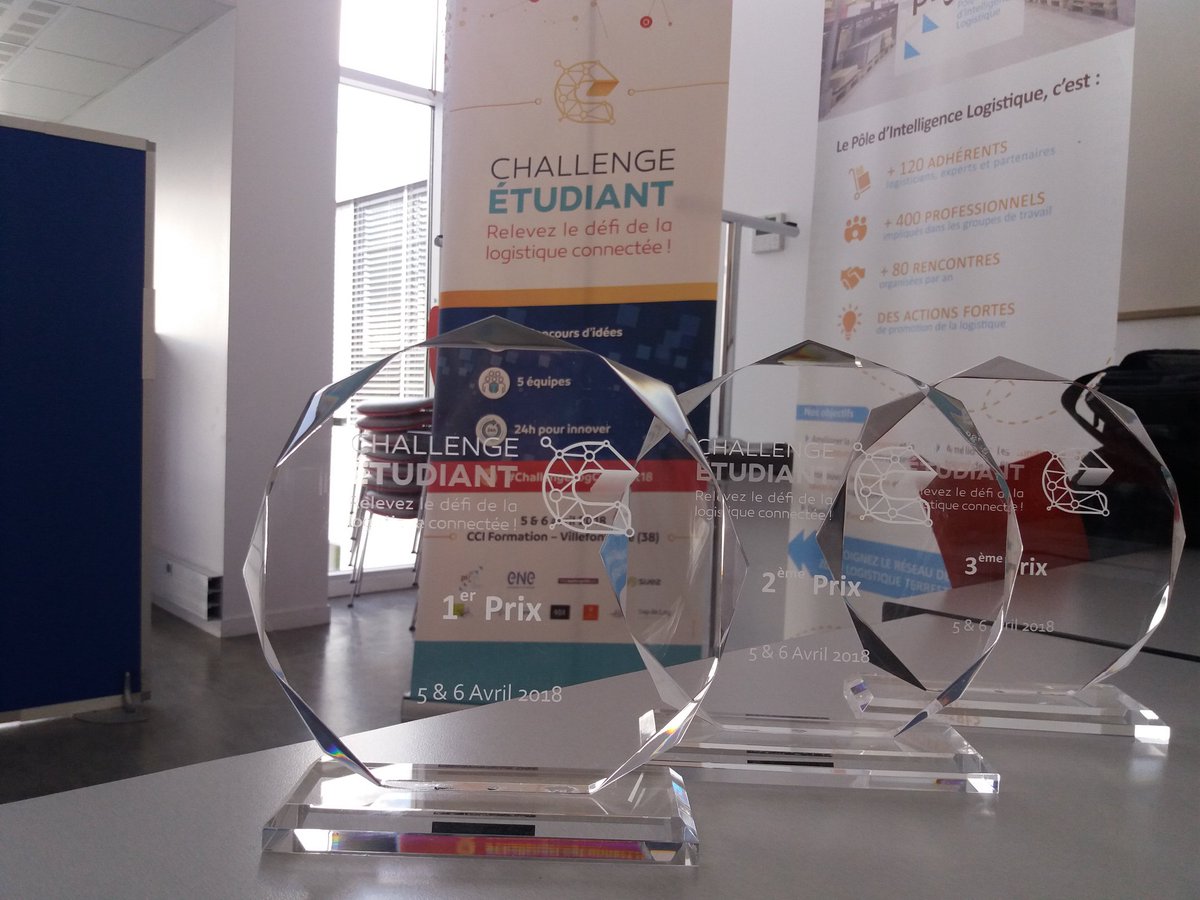 PilesLogistique's tweet photo. Top départ dans une heure pour le #challengelogconnect18 avec @ENE_69 @suez @capi_agglo38 @IUTLumiereLyon2 @AFTRAL @GrenobleINP @le101fr https://t.co/pg6qUbRRes