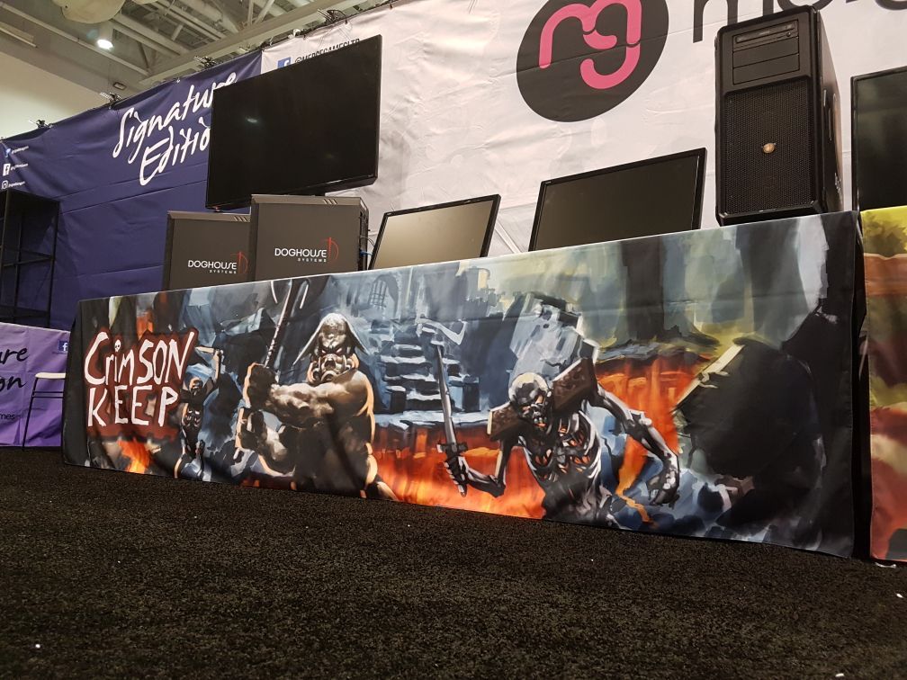 silverliningint's tweet photo. We're at @Official_PAX getting set up. Come and see what we're up to when the doors open soon!
#PAXEast #Gaming #CrimsonKeep #Yonder https://t.co/6LqriyaeDP