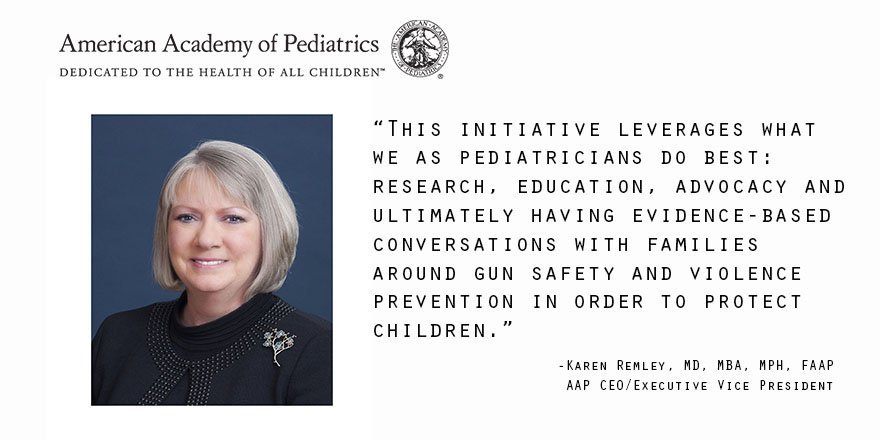 AmerAcadPeds's tweet photo. As part of our work to #EndGunViolence, we recently launched a new Gun Safety and Injury Prevention Research Initiative that will bring together experts from around the country. Learn more: https://t.co/fUYxtNimme https://t.co/wlLj7hriCB