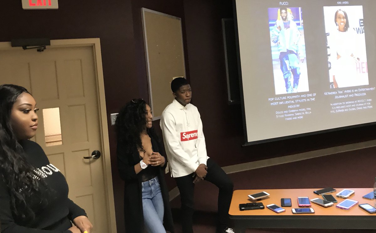 kymfox's tweet photo. This is one impressive group of @txst students producing Texas State Fashion Week. And it includes @sjmctxst students - of course. Thanks @misshoutexas for helping #MC1313 with #PRproject #txstfw https://t.co/jPvbtWfkIn