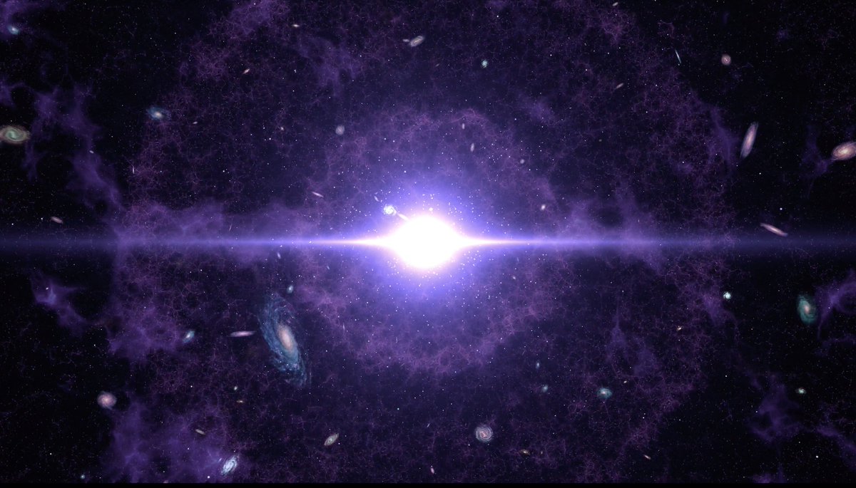WFIRSTScience's tweet image. A high-res animation of how the Universe formed and quickly expanded in the Big Bang, put together by @ScottWiessinger and the team at @NASAGoddard.  The expansion is driven by a mysterious force called "dark energy", something #WFIRST will measure.  
 svs.gsfc.nasa.gov/12656
