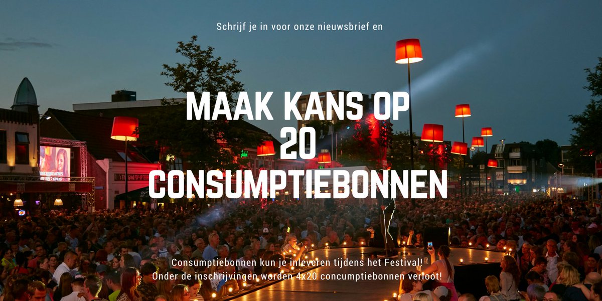 Schrijf je in voor onze nieuwsbrief via deze link: TinyURL.com/ya8j3537 dan ben je altijd als eerste op de hoogte en maak je kans op 20 consumptiebonnen! Dat is lekker rondjes geven :) #levenslied #tilburg #2en3juni