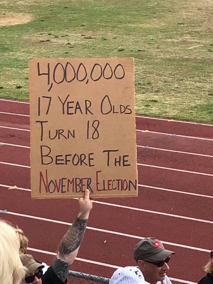 MoveOn's tweet image. A note to @realDonaldTrump, @NRA, &amp;amp; the #TrumpGOP... 
#BlueWave #Win2018