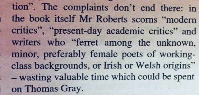 lcollins232's tweet photo. Ferreting among the female poets - what could be worse? (If they're also #Irishpoets #Welshpoets or #workingclasspoets apparently) @FiredIrishPoets @penn_emm @rhetorician @SarahPrescott18 #ferretingban #wastingvaluabletime https://t.co/Jv7pqkIsAa